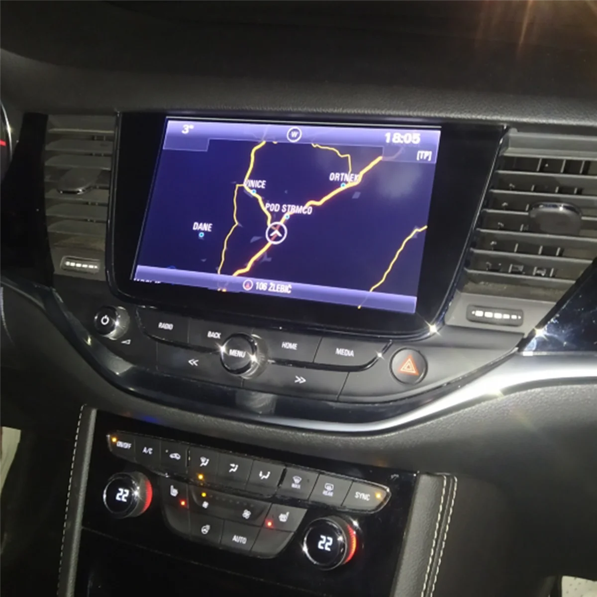 Imagem -02 - Tela Lcd para Opel Astra k Dvd do Carro Navegação Gps Lq080y5dz10 Lq080y5dz06 8