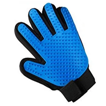 Pet Grooming Kit for Dog Cat Rabbit Fur 2 Sided Grooming Brush Bath Cleaning Glove De-Shedding De-Matting Pet Hair 5