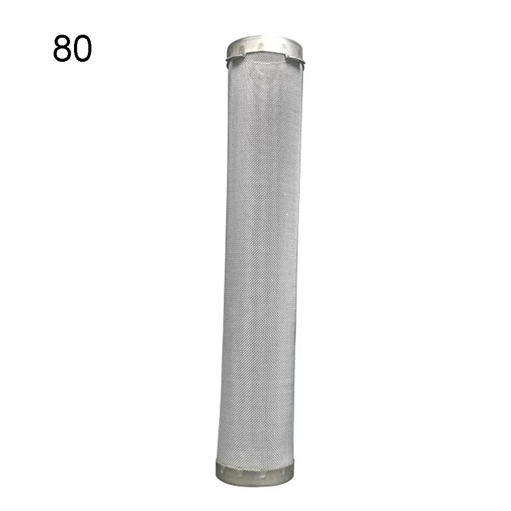 1pc Airless Spray Pump Outlet Manifold Filter With 4 Wings 1 Bottom Hole 60 /80/150/200 Mesh Stainless Steel Tools Parts