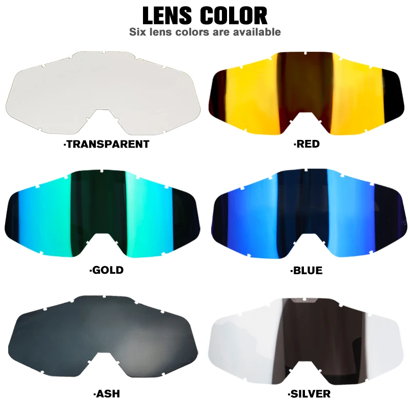 Uchoose New Protective Glasses Motorcycle Outdoor Sports Windproof Dustproof Eye Glasses Ski Snowboard Goggles Motocross Riot