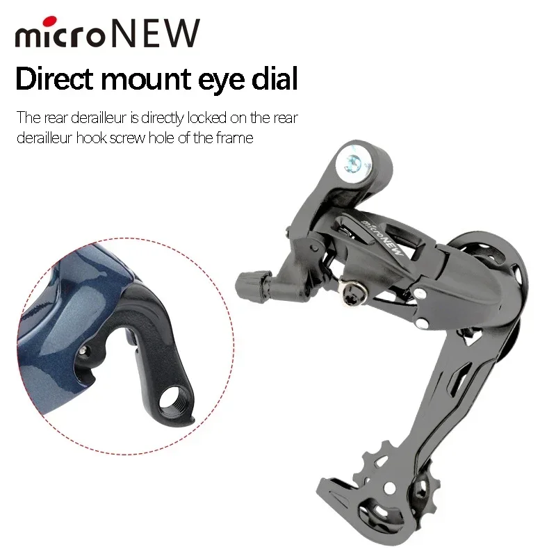 MicroNEW Road Bike Twin Lever 2x10 Speed 3x10 Shifter 7 8 9 10 Speed Shifter Bike Derailleur Kit for Shimano MTB