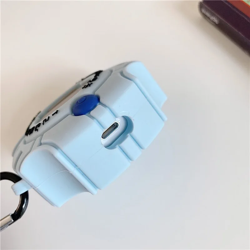 Custodia per auricolari 3D Cartoon Digivice per AirPods1 2 3 custodia per cuffie iPhone in Silicone carino per Air Pods Pro custodia in Silicone