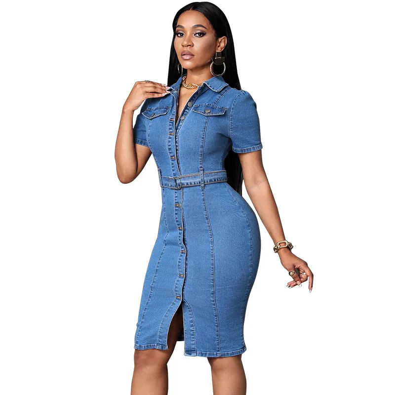 

Dashiki African Dresses for Women Autumn African Short Sleeve V-neck Polyester Bodycon Midi Shirt Dress Outfits Africa Clothing