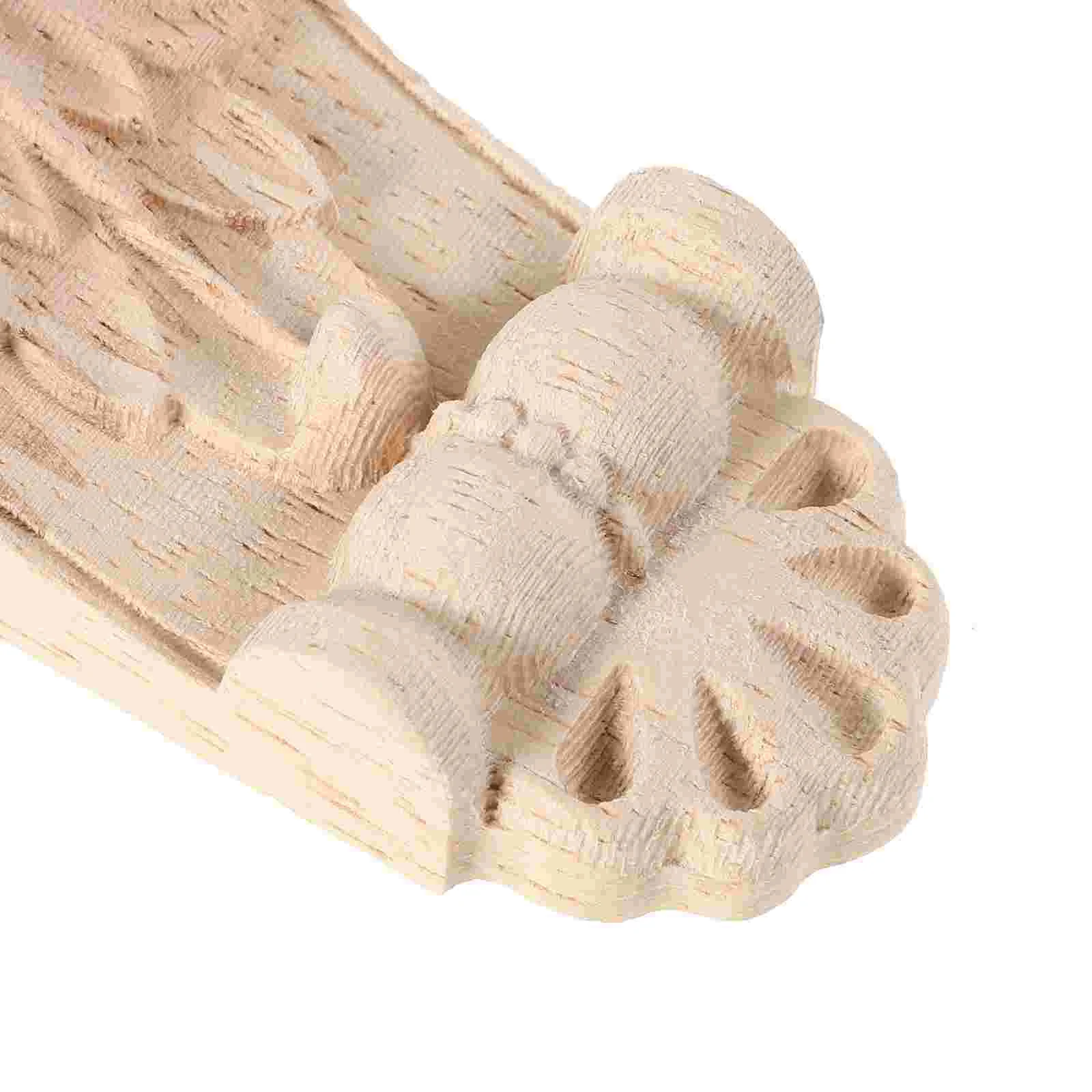 4 Pcs Carved Applique Small Corner Roman Columns Furniture European Style Pillars