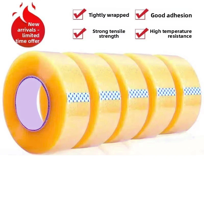 5.5CM 95 Meters High Viscosity Clear Adhesive Tape Box Carton Sealing Packing Tape DIY Mounting Fixing Tape Clear Adhesive Tape
