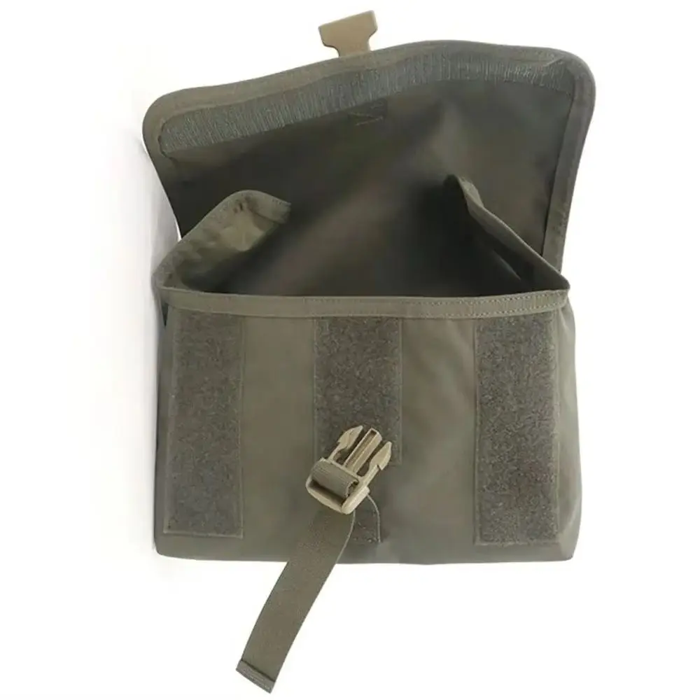Large Leg Bag Multi-Function Tactical Molle Hanging Bag Attached Gas Mask Storage Bag for Outdoor Sports Camping Hunting