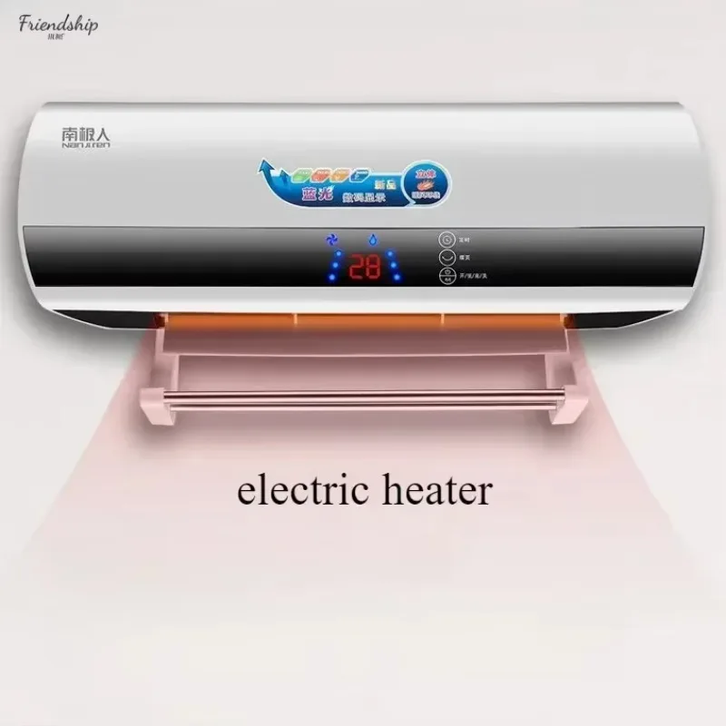 

Bathroom wall-mounted heater. Household. Air heater. Cooling and heating dual-use. Energy-saving. Mini. Portable.