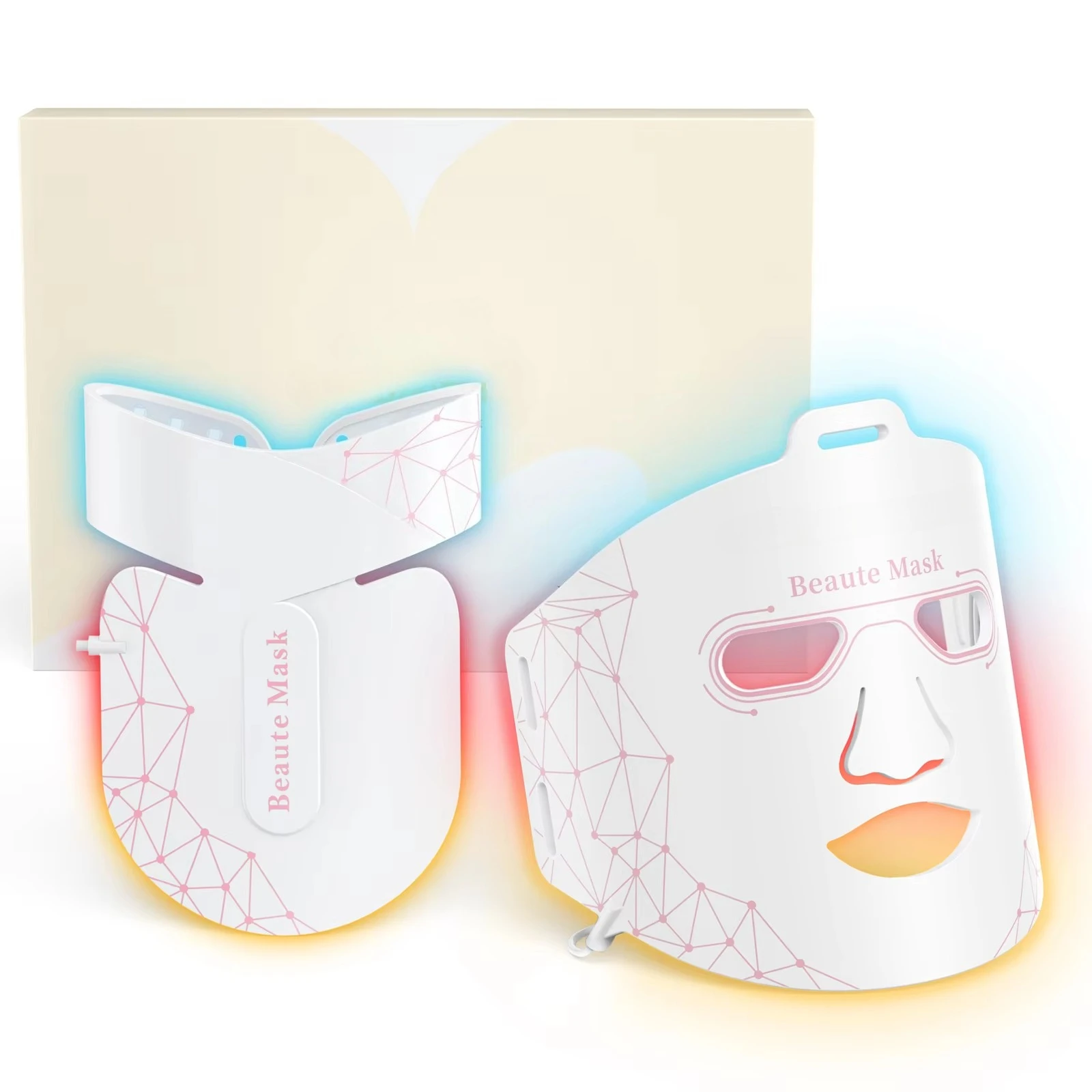 Infrared Red Light Therapy LED Facial Mask Anti-Aging Skin Rejuvenation