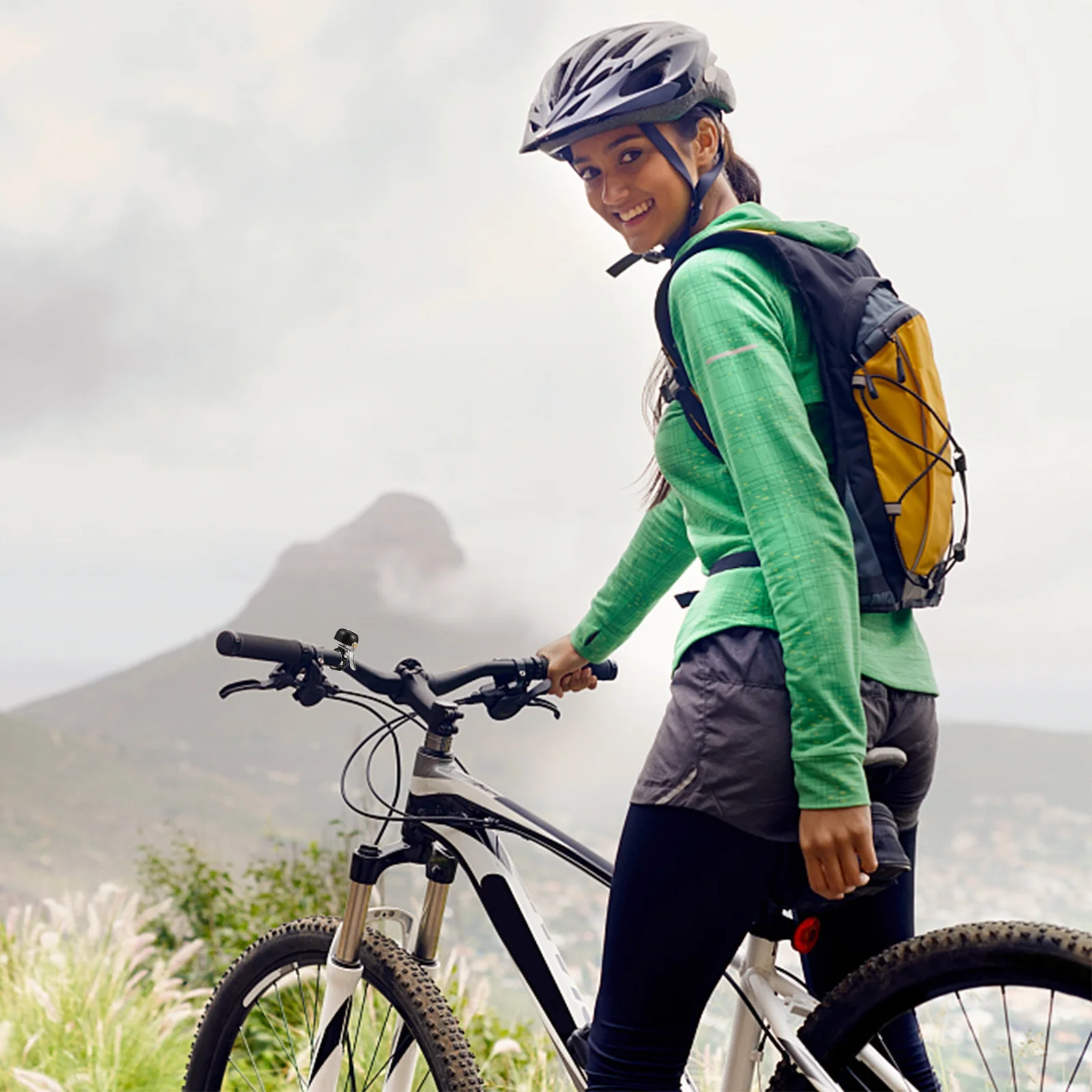 

1Pcs Quick Release Bike Bell Bike Horn Adjustable Handlebar Bell Cycling Accessories Crisp Loud Sound Safety