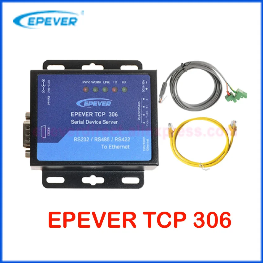 

EPEVER TCP 306 Serial Port Networking Server Ethernet Convert Module Serial port For Solar Controller Regulator