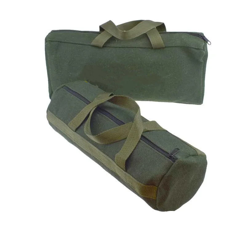 1pcs! Durable Thicker Canvas Tool Pouch for Electrical Tool Storage Organizer Portable Instrument Case Tote Bag