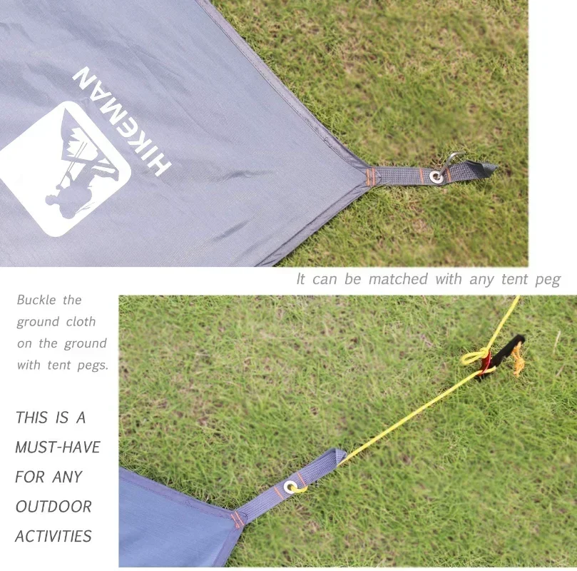 Outdoor Tent Floor Mat Portable Thicken Waterproof Oxford Cloth Picnic Mats Camping Tent Shade Cloth Canopy Sheet For Hiking