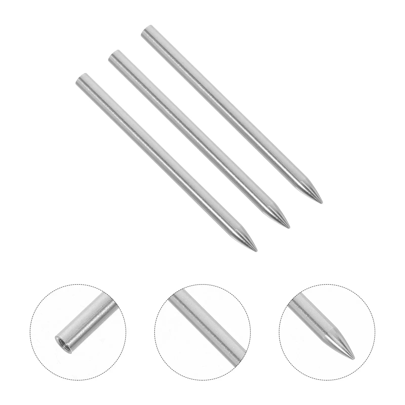 

5pcs Steel Paracord Stitching Needles Heavy Duty Sewing Tools For Lacing Diy Bracelet Making Rope Repair Outdoor