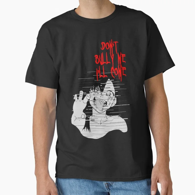

Don't Bully Me - Horror Miss Nagatoro Anime T shirt for man Large size Tops Manga Graphic Print Y2k Clothes Cartoon Tee