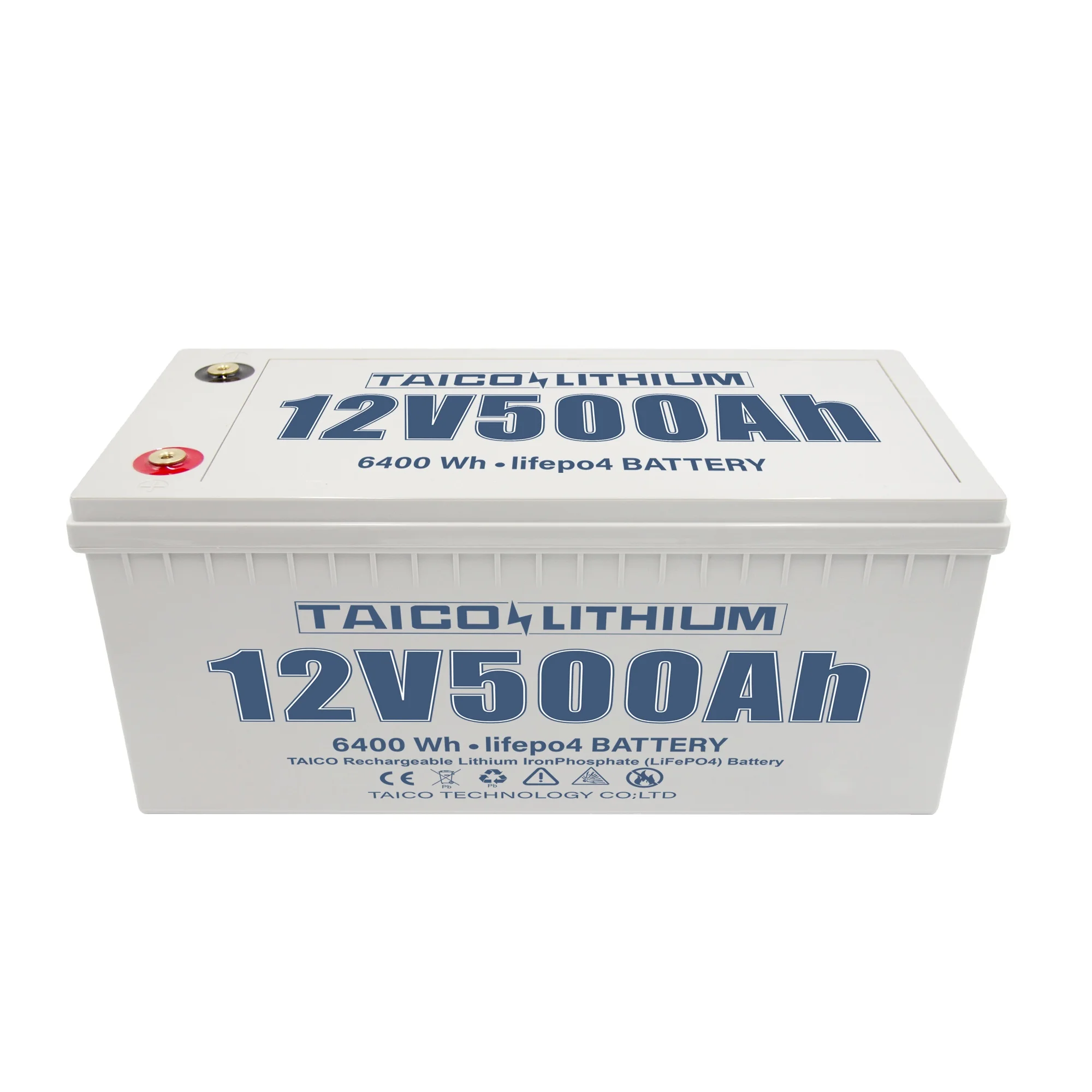 Rechargeable 12V500 Ah LiIon Battery Lifepo4 12V Lithium Battery