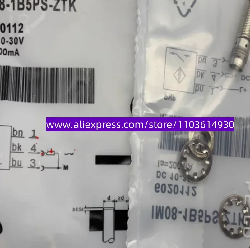 

3pcs New approach switch IM08-1B5PO-ZTK IM08-2BNS-ZTK IM08-04NPS-ZT1 IM08-1B5PS-ZTK IM08-1B5NS-ZTK