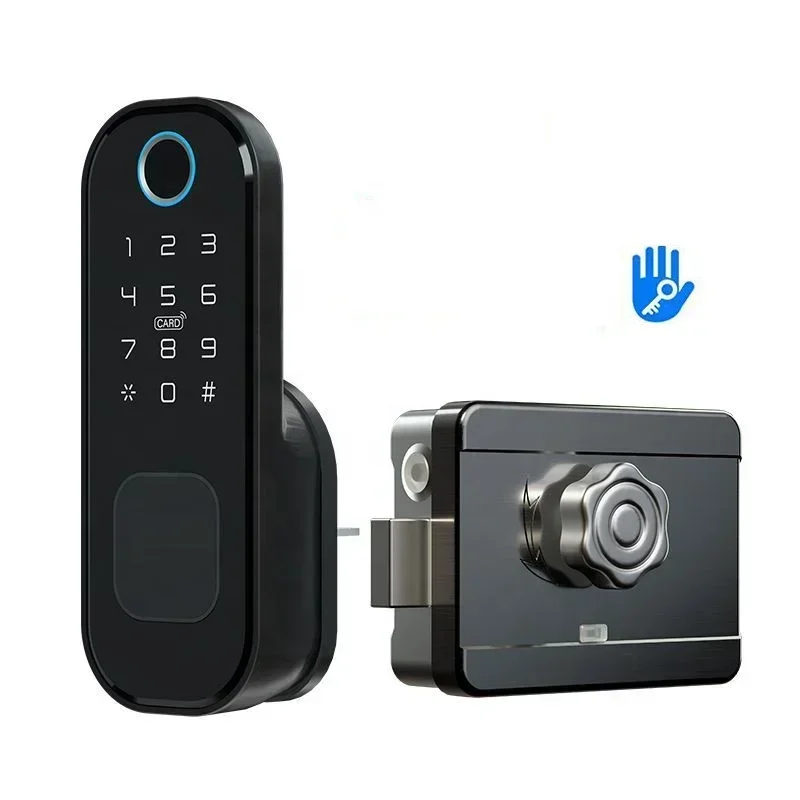

Waterproof TTlock APP Outdoor Smart Phone Remote Electric Locks Locks for Metal Wooden Gate Door