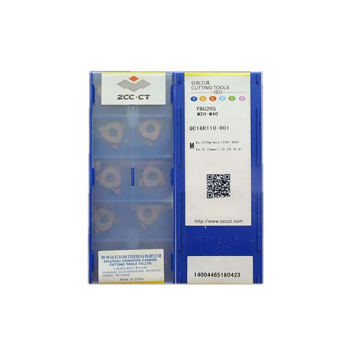 

ZCC CT Original Grooving Tool Carbide Inserts QC16R 200 QC16R180X QC16R150 QC16R110 QC16R075X QC16R080X QC16R100 R02 YBG205