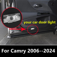 2Pcs LED Car Door Ghost Shadow Welcome Lights Projector Accessories For Toyota Camry 40 50 70 XV40 XV50 XV70 2006-2022 2023 2024
