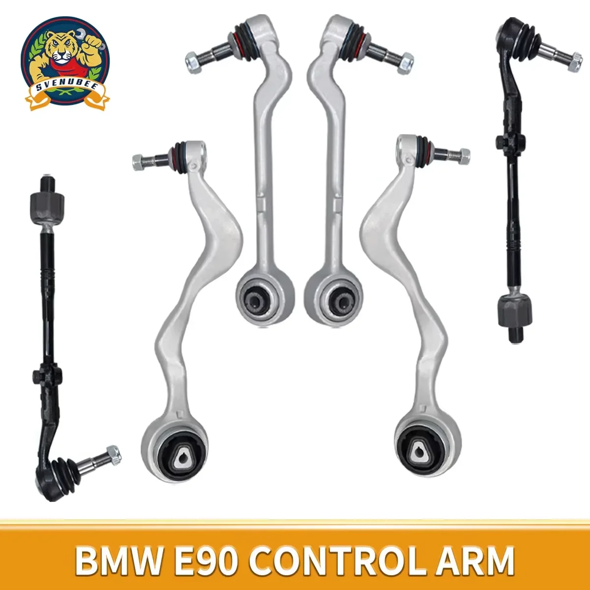

Svenubee Front Lower Suspension Control Arms Tie Rod End 6Pcs Kits for BMW E90 X1 3 Series 128i 135i 335i 330i 2006 -2013