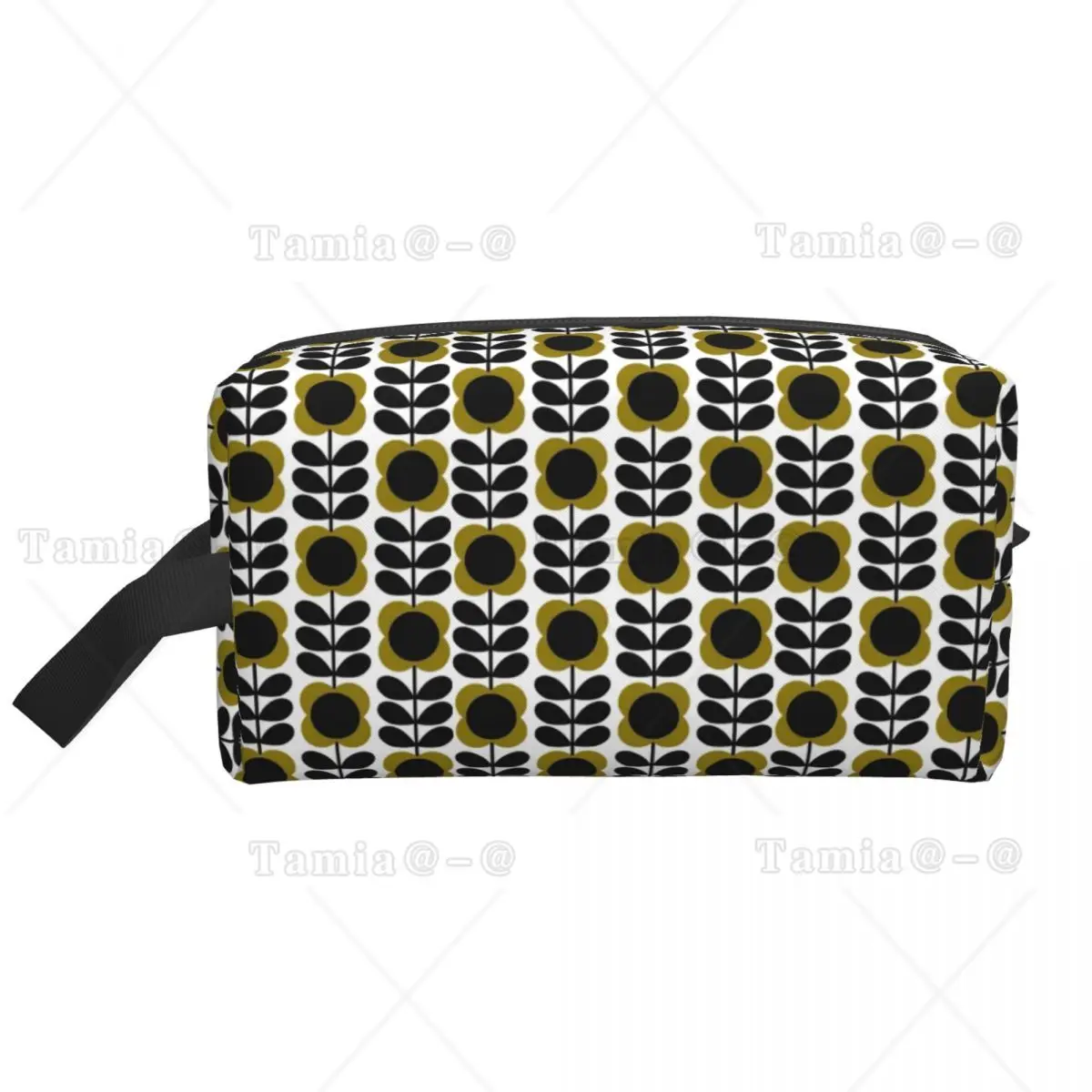 Orla Kiely Multi Stem Makeup Bag Women Travel Cosmetic Organizer Fashion Scandinavian Floral Storage Toiletry Bags