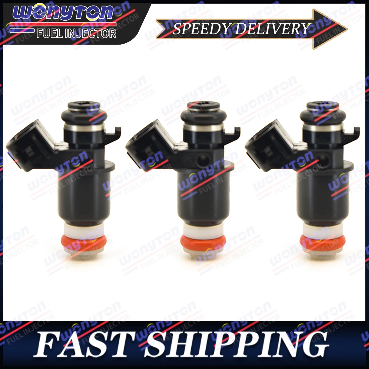 3X Fuel Injectors 8M0091784 For 1999 Yamaha F15AMH 2006 Mercury Outboard 25 30HP