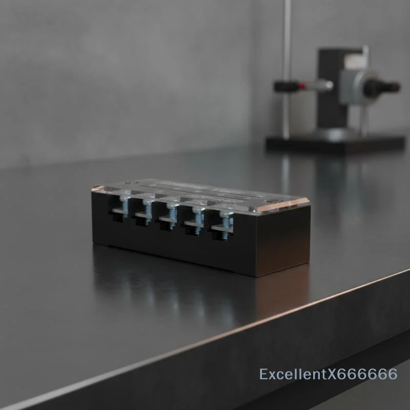 Dual Row Barrier Screw Terminal Block 25A 600V TB Series Multiple Positions for Electric Vehicle Battery Pack Wiring