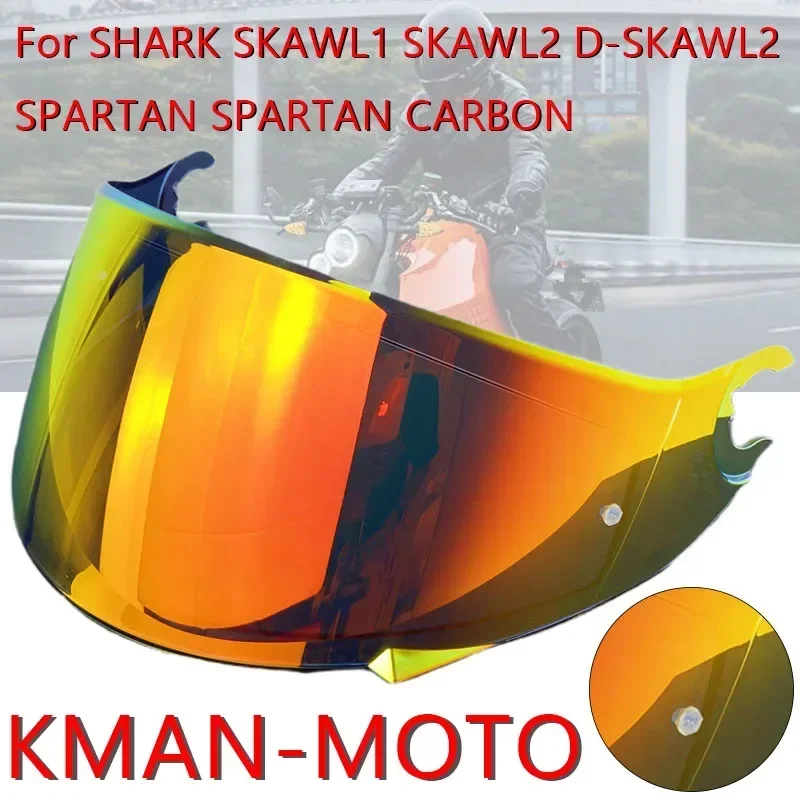 D-Skwal Visors For  visera shark spartan/Spartan Motorcycle Helmet Visors UV protection Visors Motorcycle helmet accessories