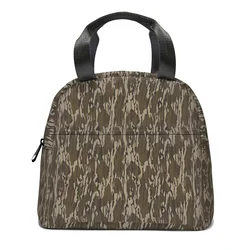 All Bottom Lands Camo Borsa per il pranzo per la scuola Picnic impermeabile Dispositivo di raffreddamento termico Scatola per il pranzo isolata Borse per bambini da donna