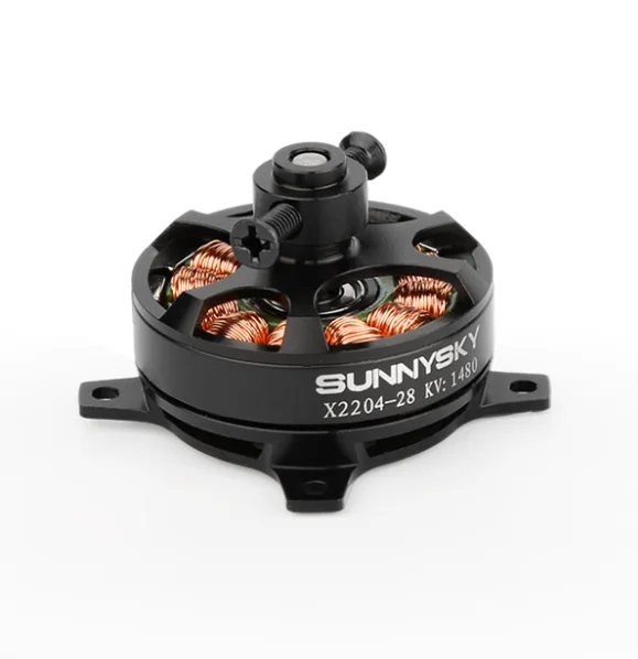 FPV X2204 20G 2S 1800KV/1480kv 50W Brushless 340g Thrust HD8040 9047 prop