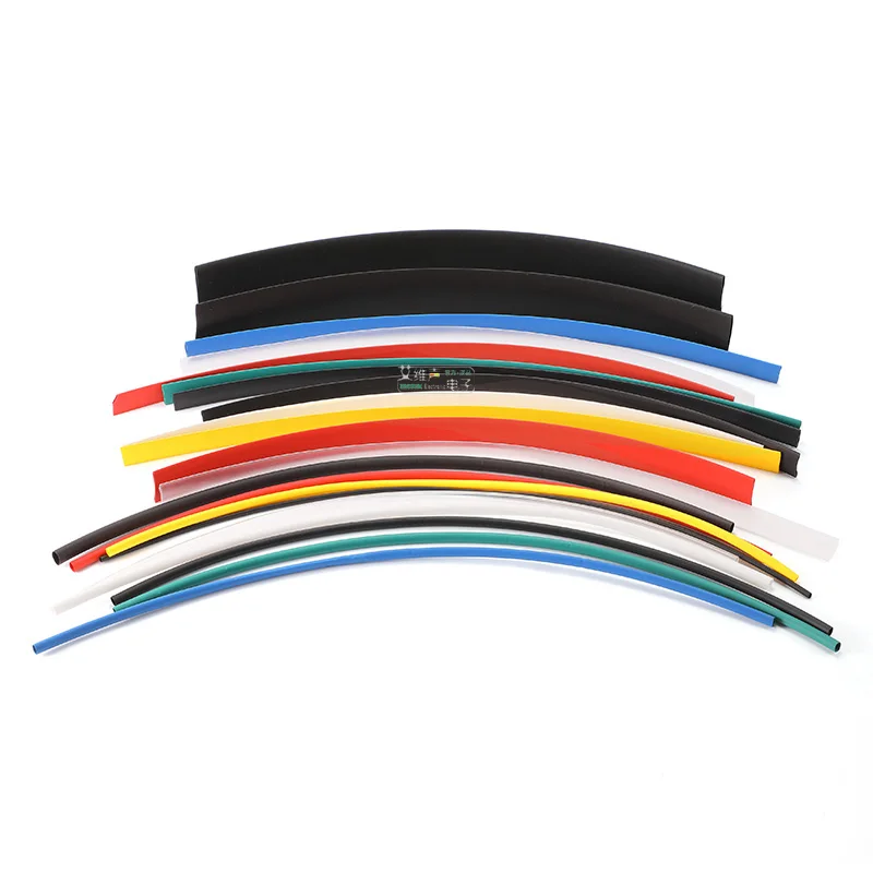 AVSSZ 1m bezworkowy kolor termokurczliwa rurka ciepła rękaw termokurczliwa rurka przyjazny dla środowiska kabel Audio tuleja izolacyjna