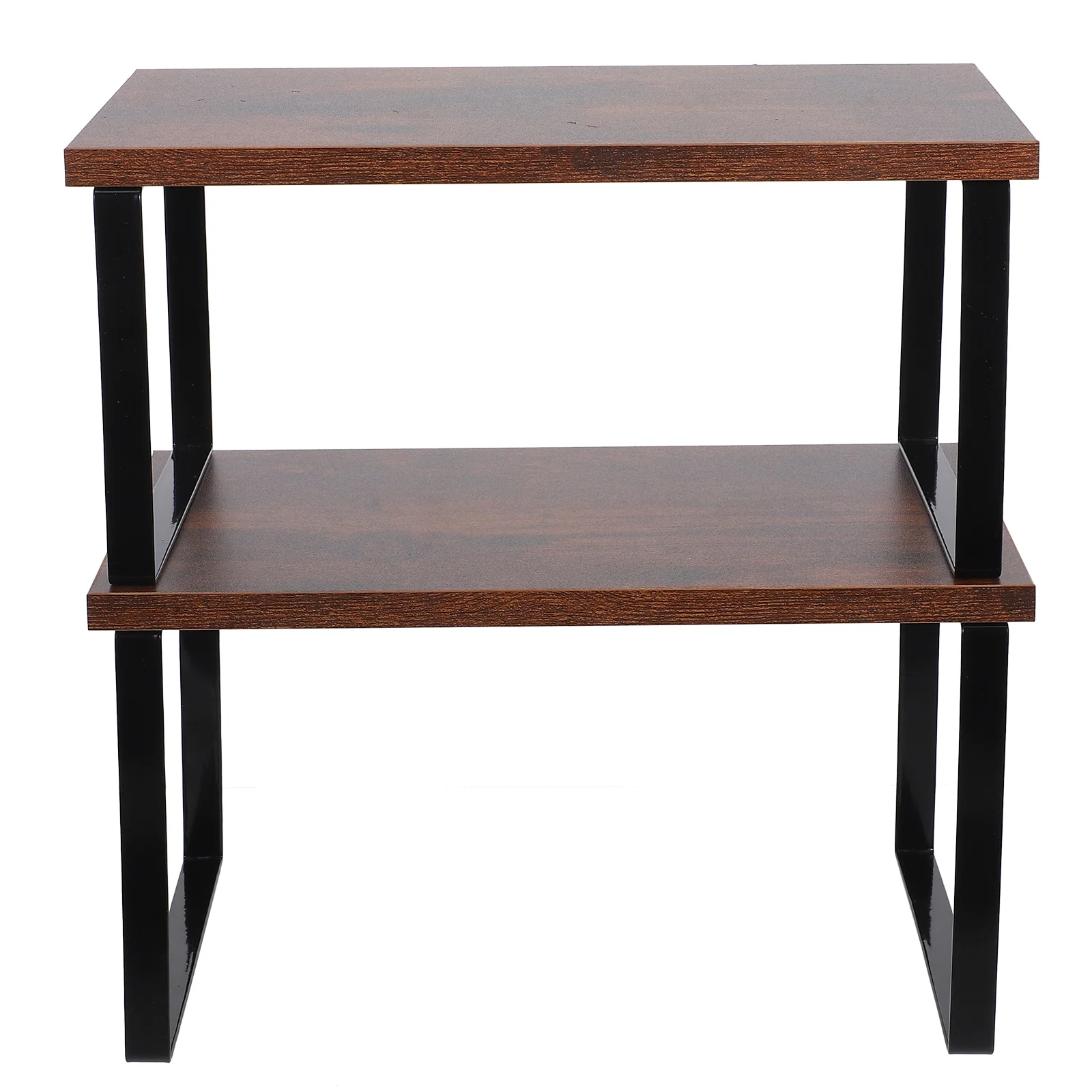 

2Pcs Kitchen Spice Shelves Wood Expandable Multifunctional Organizer Rack for Cabinets Desktop Storage Countertop