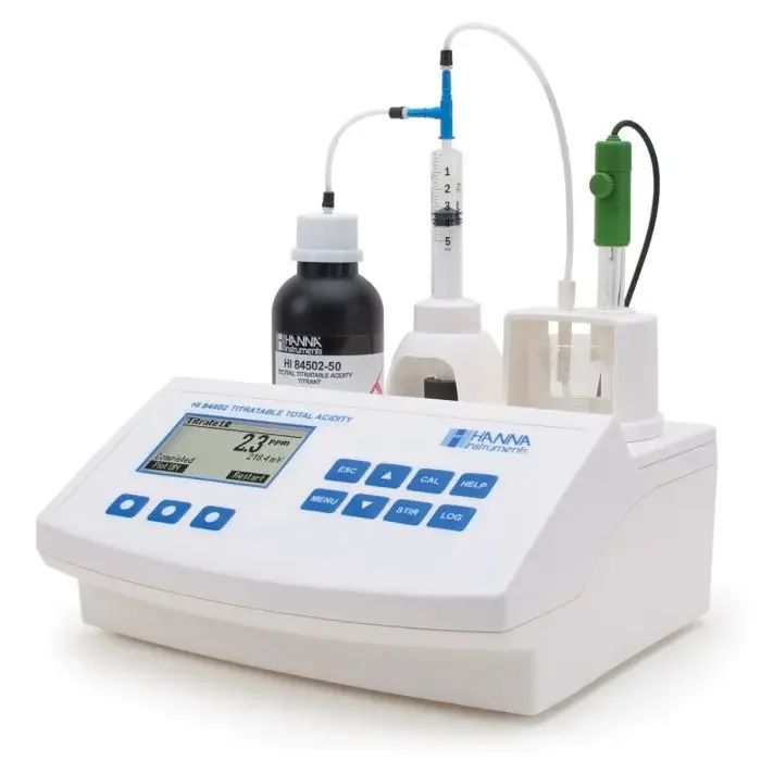 hanna instruments HI84502 Titratable Acidity Mini Titrator for Wine