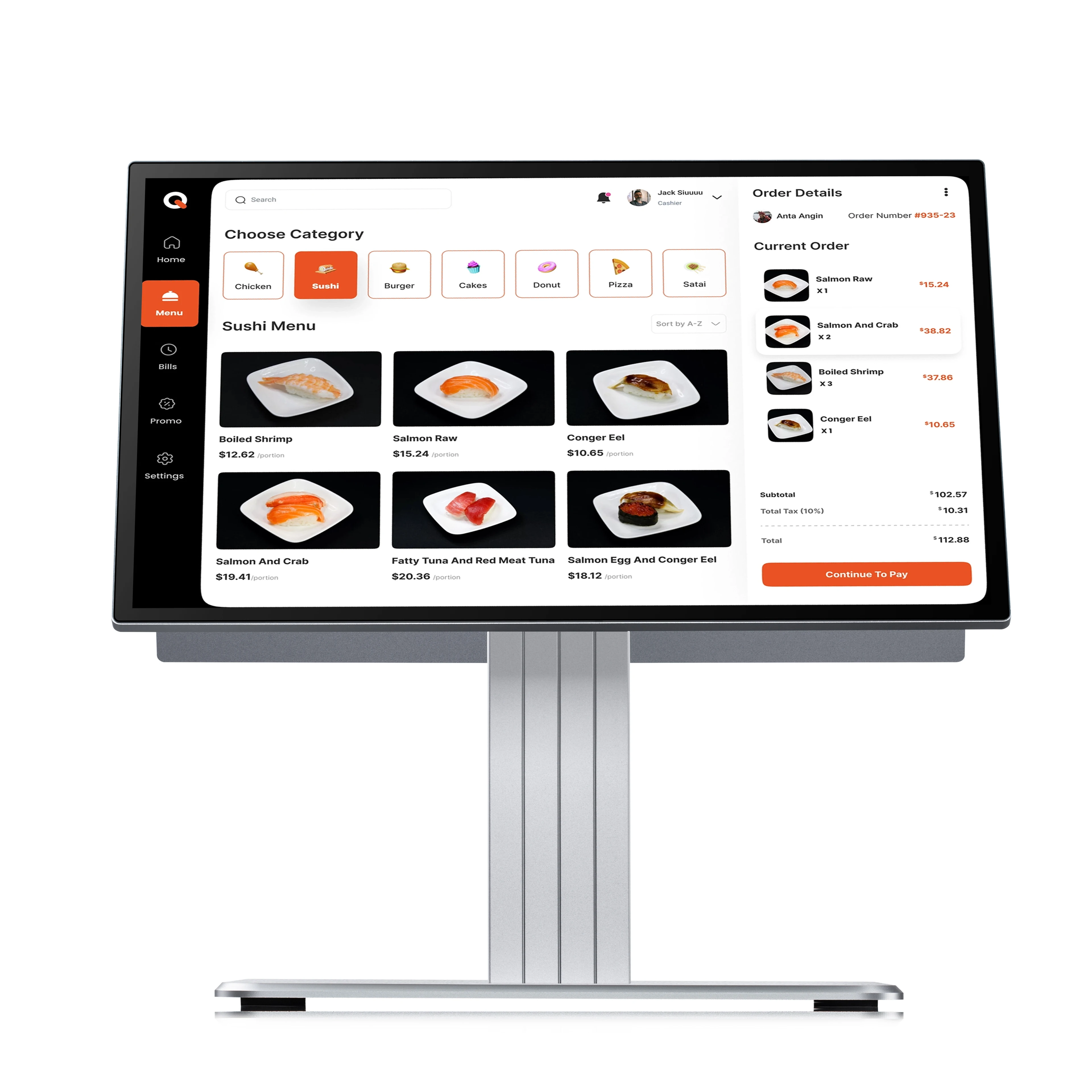 Pos System Retail Dual Screen 15.6 Inch windows All in One Pos Cash Register for Restaurant Supermarket