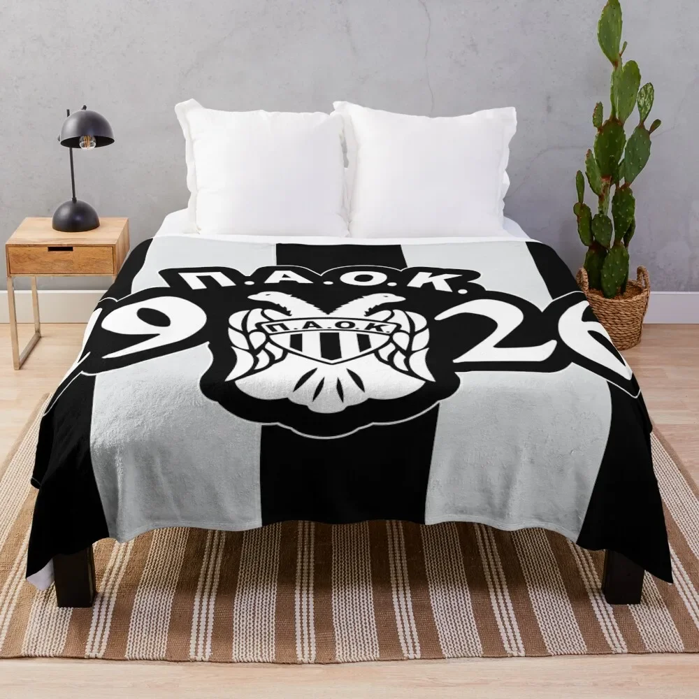 PAOK Thessaloniki Ultras Throw Blanket manga Luxury Soft Plaid Cute Plaid Blankets