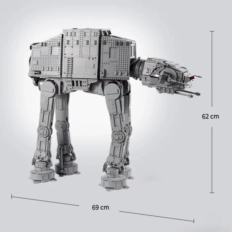 متوفر في المخزون جديد 2025 ديكور منزلي متوافق مع 75313 70888 هدية عيد للأطفال البالغين 6782 قطعة