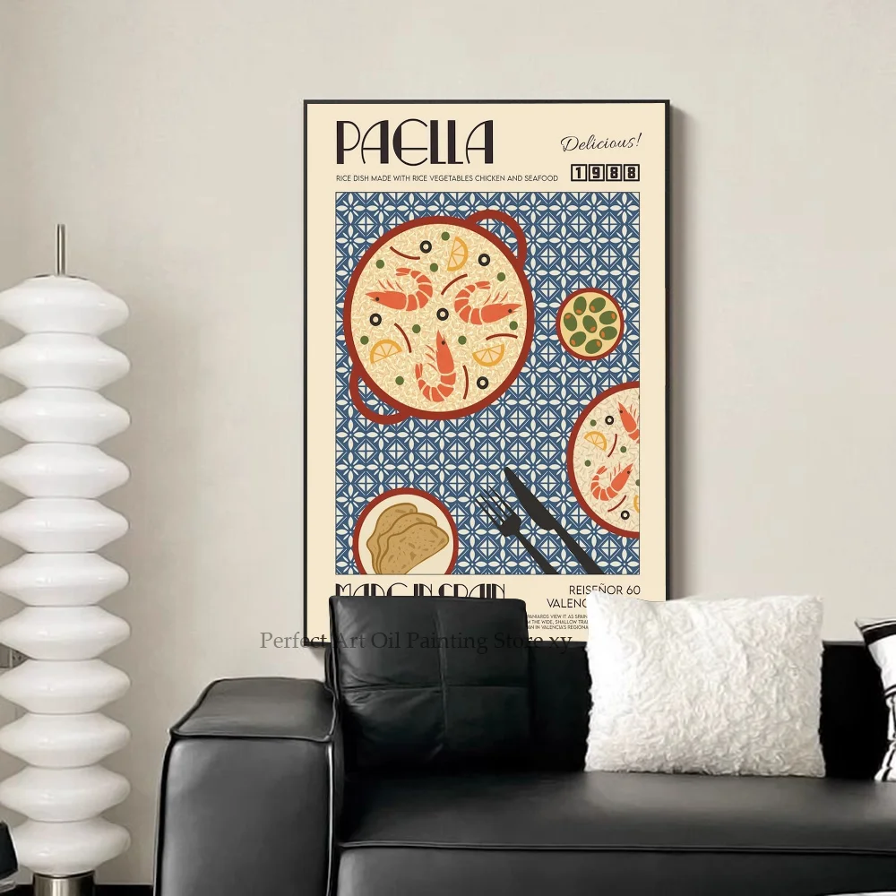 1PC Food Vietnamese Egg Tarts Poster Paper Print Home Living Room Bedroom Entrance Bar Restaurant Cafe Art Painting Decoration