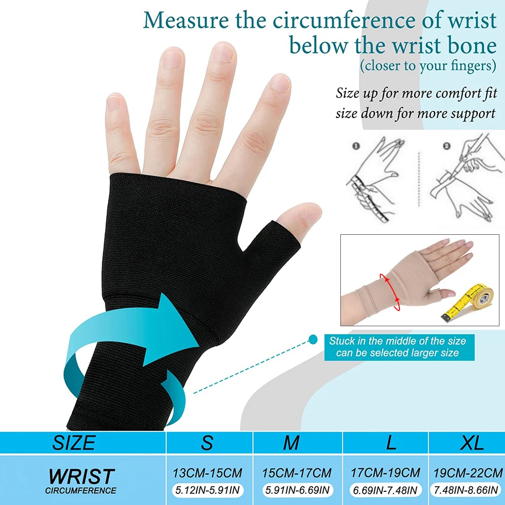 1 คู่ Thumb Band เข็มขัดกล้ามเนื้อถุงมือสนับสนุนรั้งสายรัดการบีบอัดแขน Sprains ปวดข้อ Tenosynovitis ถุงมือ