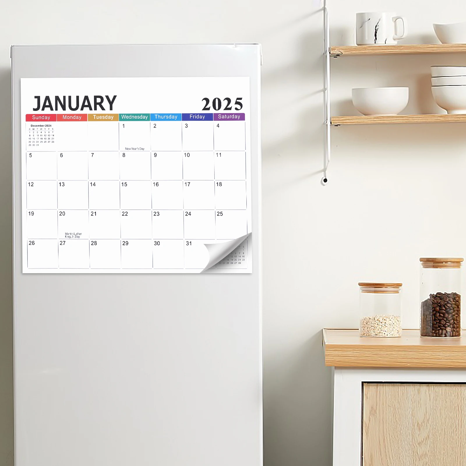 

Calendar Magnetic Refrigerator Aesthetic Whiteboard Easy Organizing Fridge Paper Weekly Date