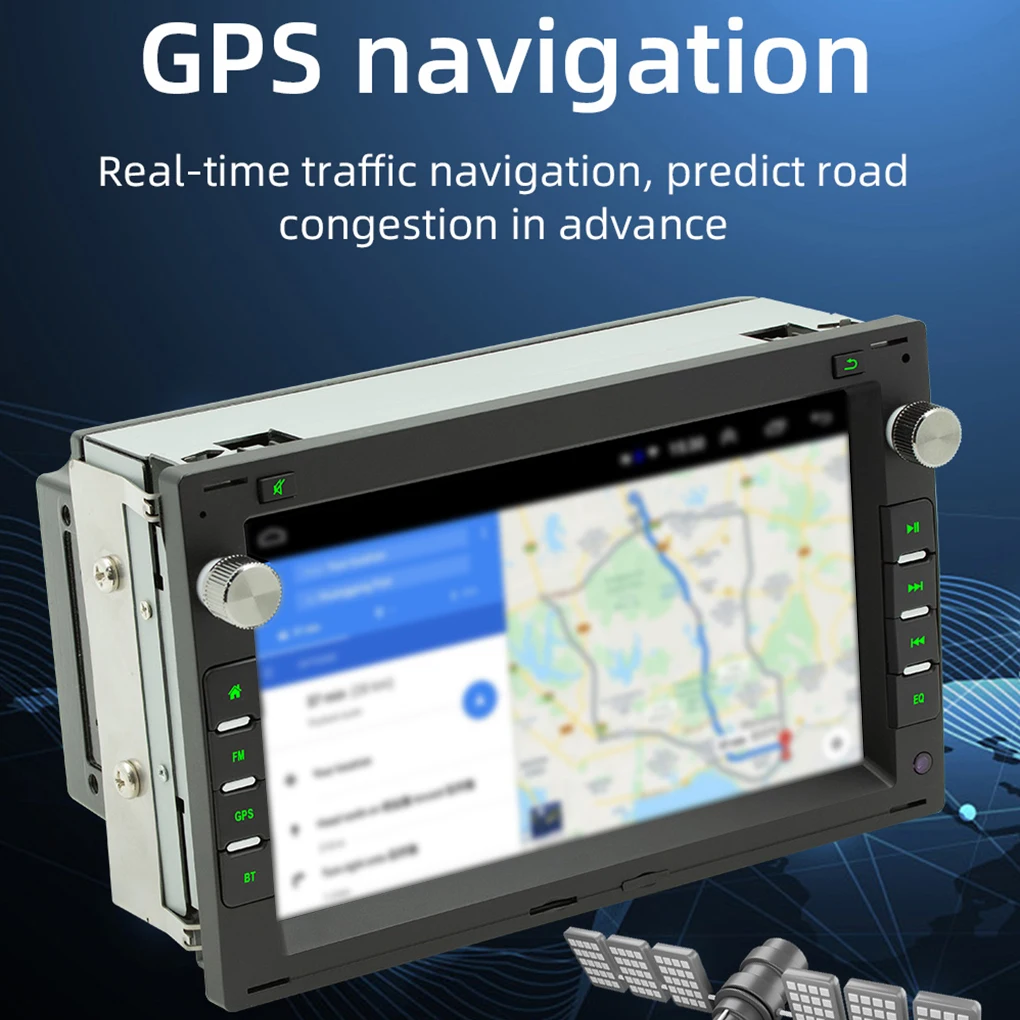 WiFiカーラジオ GPSナビゲーション Bluetooth FM RDSラジオ カーラジオ GPSナビゲーション ナビゲーションとWiFi 2+64G