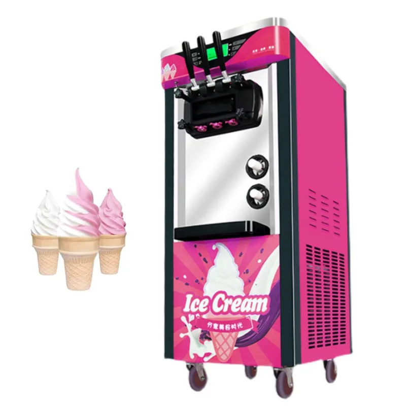 Table Top Home Mini Ice Cream Maker Machine a Glace Commercial Ice Cream Machine / Mquina De Helados