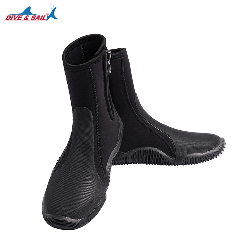 

New 5MM Neoprene Diving Boots High Top Outdoor Diving Boots Beach Surfing River Tracing Shoes Anti-Skid Snorkeling Equipment