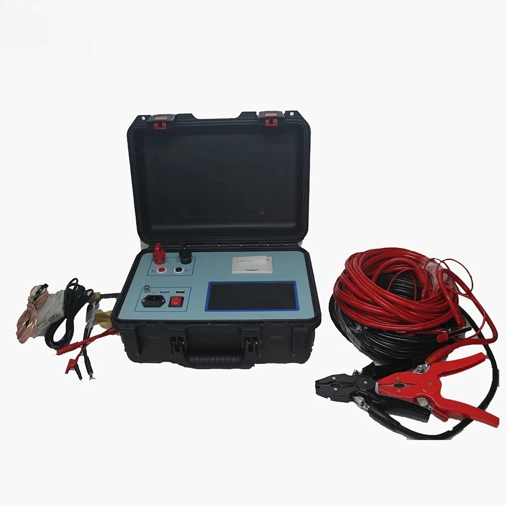 Digital Circuit Breaker Contact Resistance Meter Loop Tester 50A-200A 10-100m with 1-Year Warranty for Equipment Machine Work