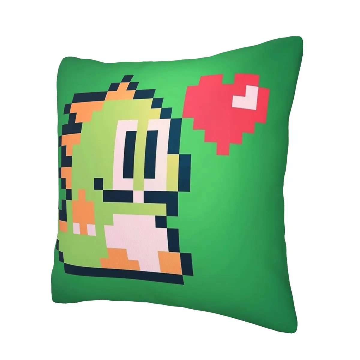 Pixel Retro computer game Bubble Bobble gaming geek gamer cute dragon Cushion Cover Decor ThrowPillow Case Cover for Living Room