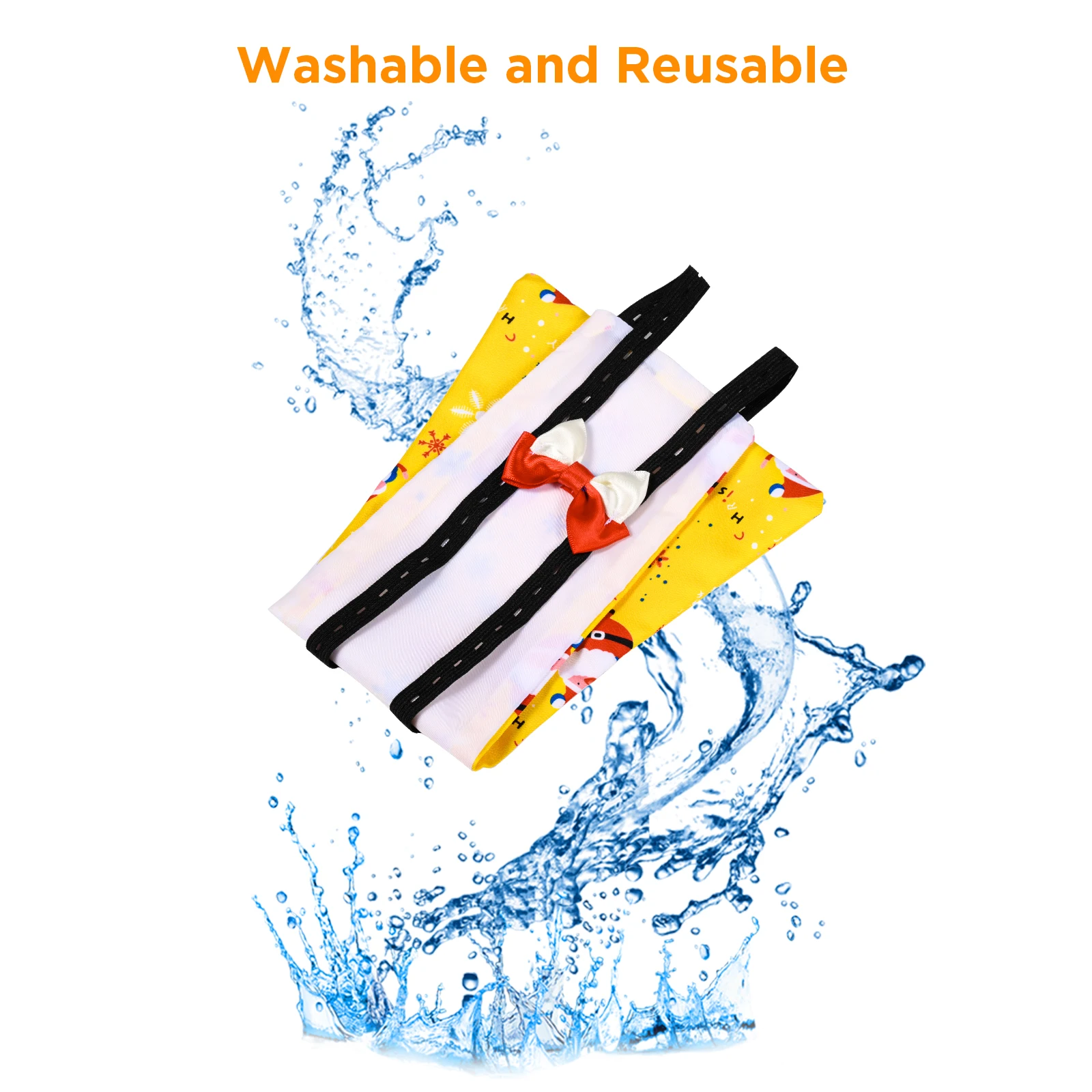 Washable Adjustable Duck Diaper Chicken Goose Physiological Pants Nappy Bowknot Design With Elastic Band Pet underpants Product