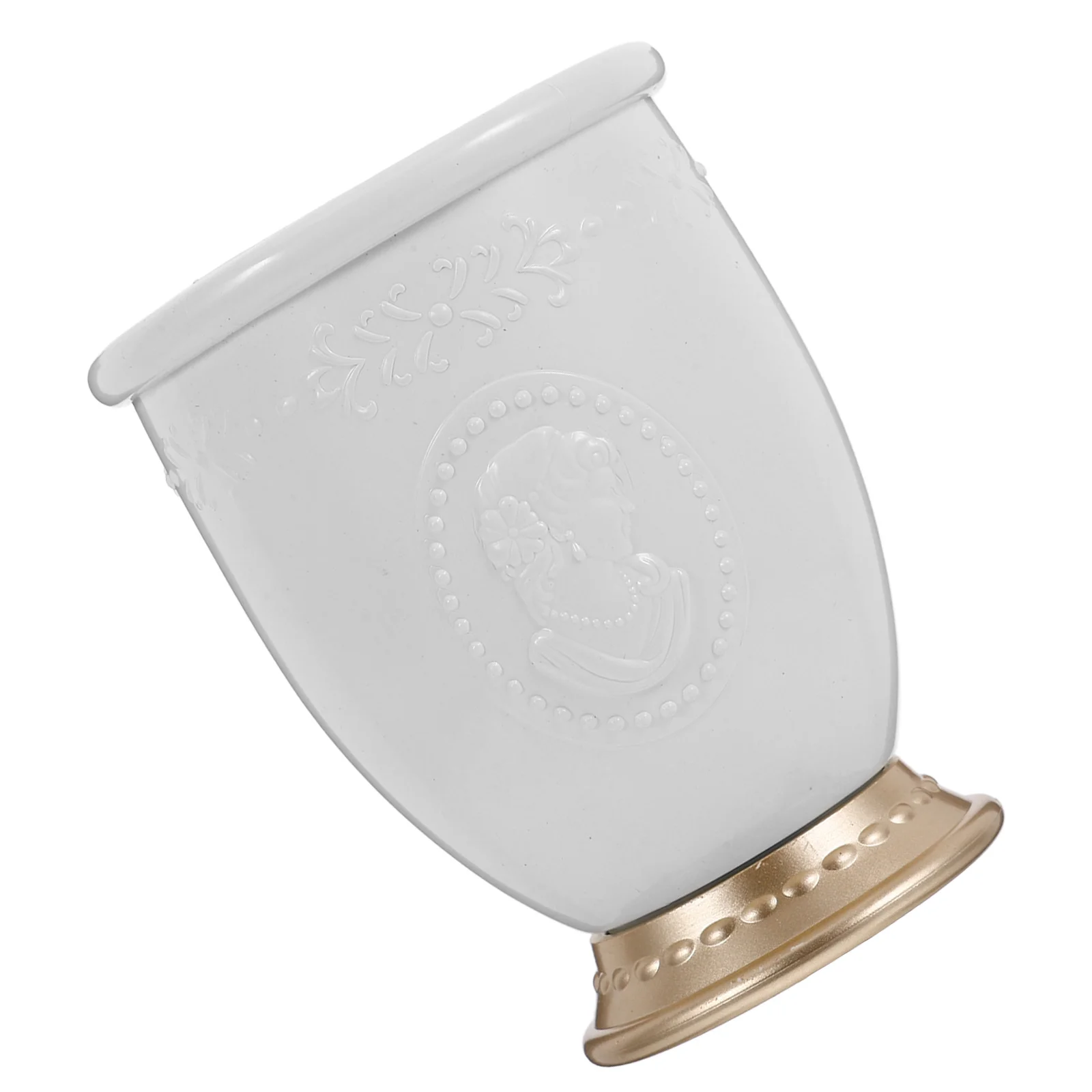 

Plastic Pen Holder Desktop Storage Bucket Eyebrow Pencil Container Makeup Brush Organizer Desk Stationery Storage Bucket