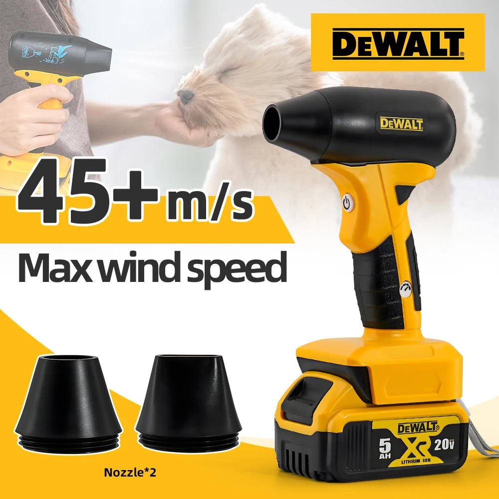 Dewalt Brushless  Electric Turbo Blowers Jet Fan  Car Dryer 130000RPM  Handheld Dust Blowing Tool Powerful Electric Air Duster