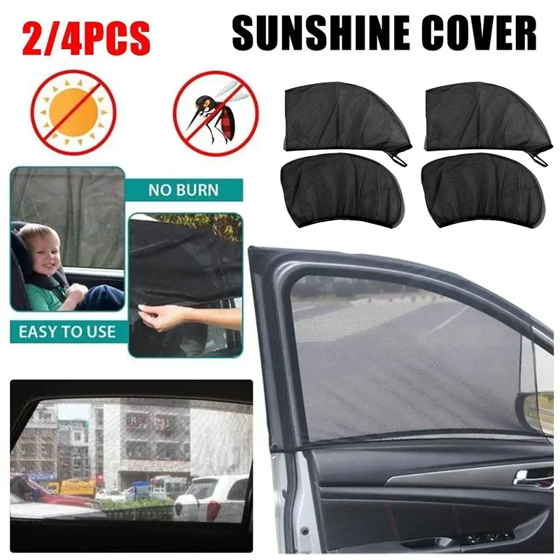 

Car Sunshade Anti-mosquito Insulation UV Protective Glass Sunscreen Mesh Reflective Sunshade Protective Window Film For SedanSUV