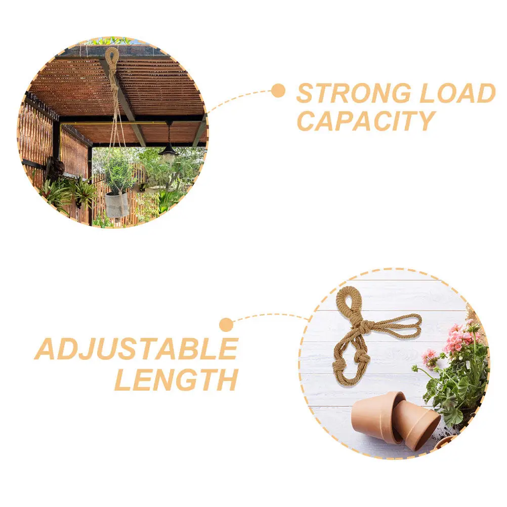 8Pcs Adjustable Plant Hanger Extender Hook Easy Install No Tools Required for Hanging Baskets Flower Pots Indoor Outdoor Plant