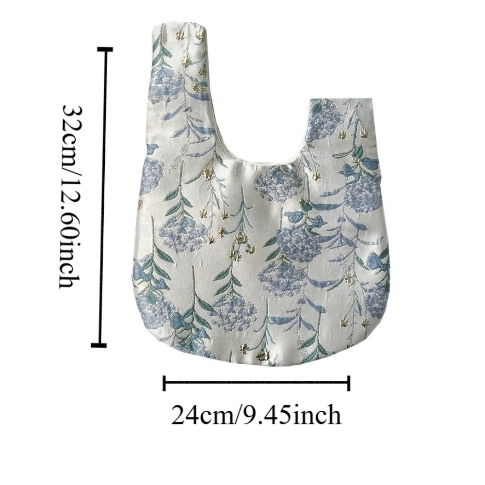 Small Item Pouch Tassel Knot Wrist Bag Printing Storage Bag Chinese Style Handbag Make Up Pouch Bag Cosmetic Bag